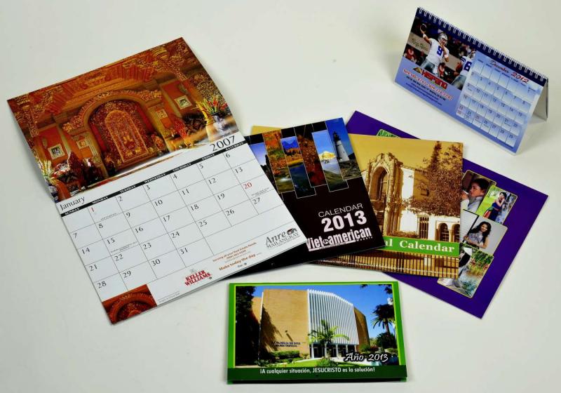 Wall/Booklet and Tent Calendars